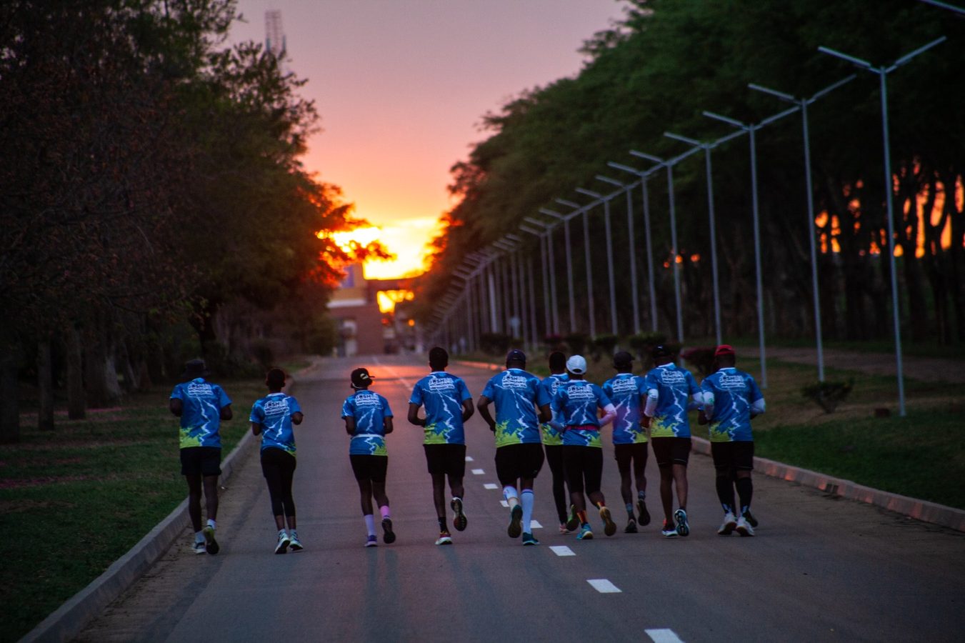 Full marathon runners